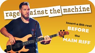 How to play like Tim Commerford - Bass Habits - Ep 25