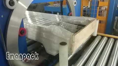 Horizontal orbital stretch wrapping machine for sale