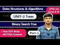 DSA | Unit 2 | Part 3 | Binary Search Tree | SPPU S.E. Comp &amp; A.I.