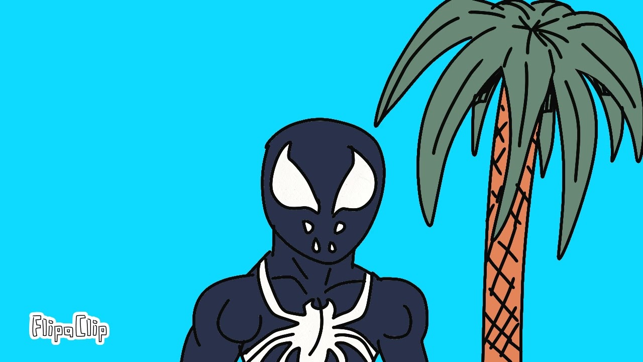 Spider Shadow's Venom near a palm tree