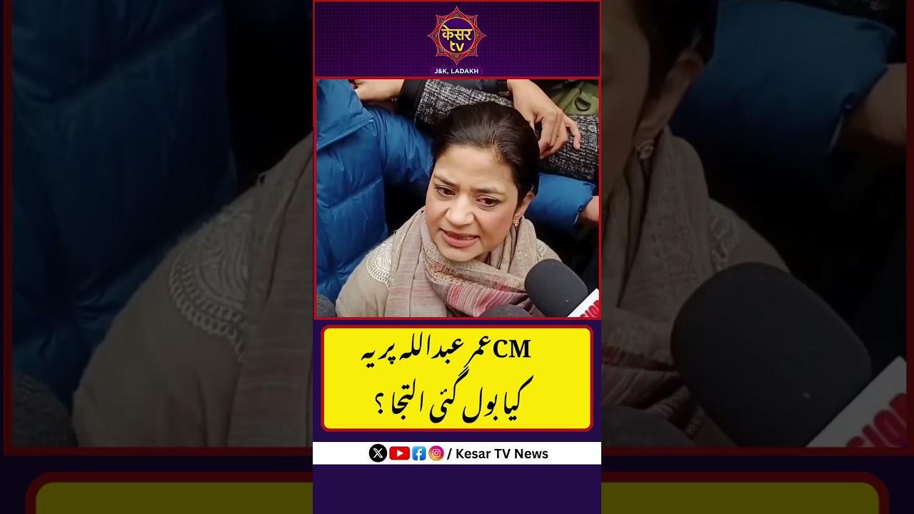 Kashmir News: Iltija Mufti joins protest outside CM's residence over reservation,check their demands