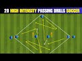  20 high intensity passing drills soccer  20 passing combination drills