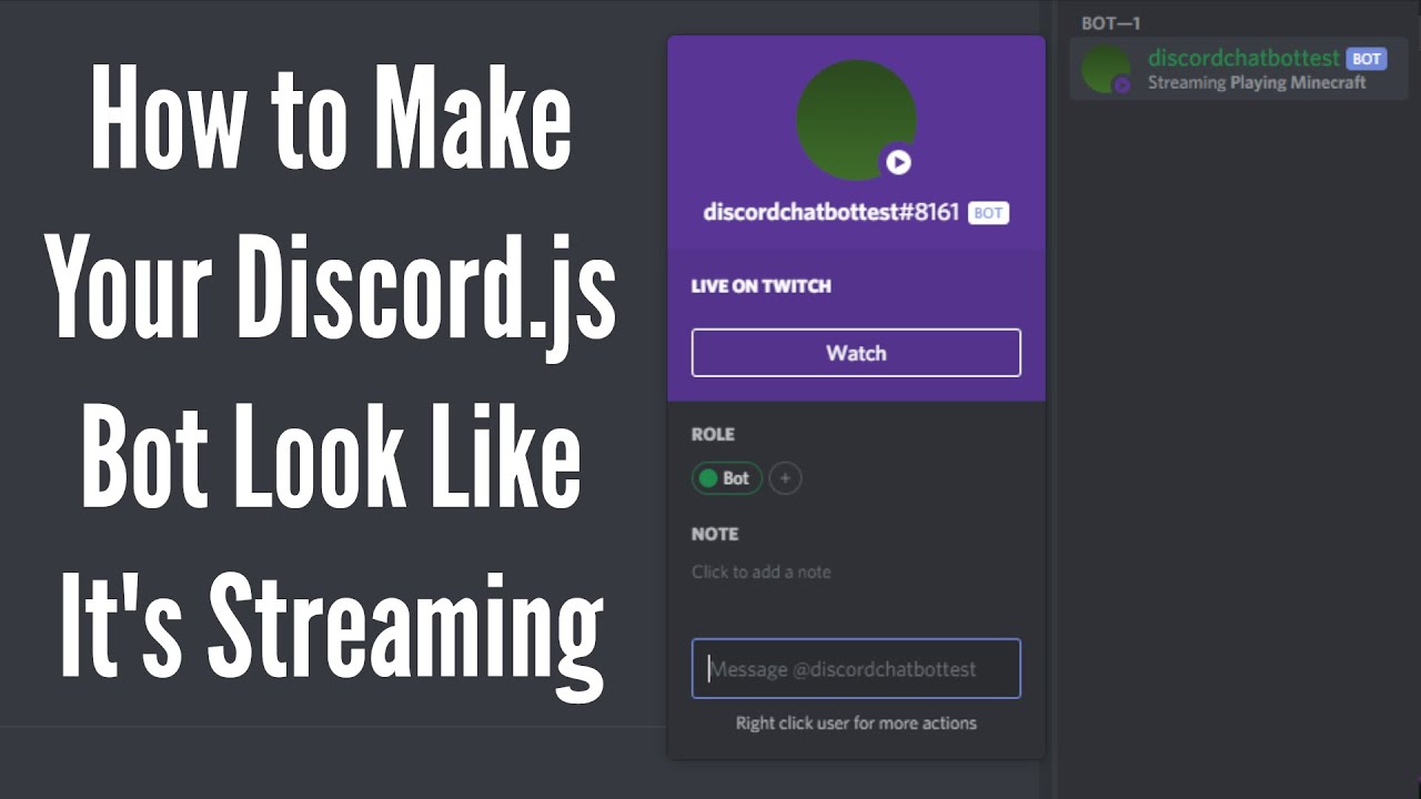 Add Server Status Discord Bot