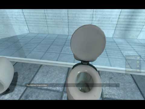 Portal toilet flush