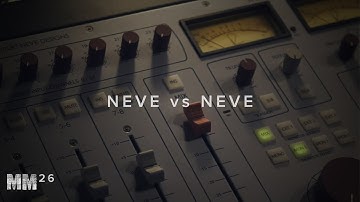 NEVE vs NEVE vs SSL vs API vs MAAG vs DBX vs NEVE