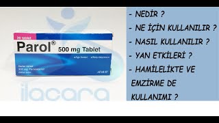 PAROL 500 mg tablet Nedir? Ne İçin Kullanılır? Yan Etkileri ve Hamilelikte Kullanımı Resimi