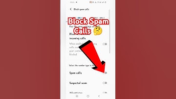 Spam Call Kaise Band Kare | How To Block Spam Calls | #sorts #viral #tech #trending #sortfeed