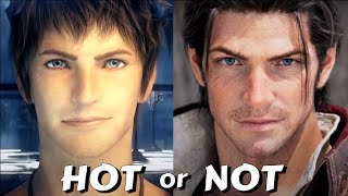 Evolution of FFXIV's Warrior of Light: Is he hot?