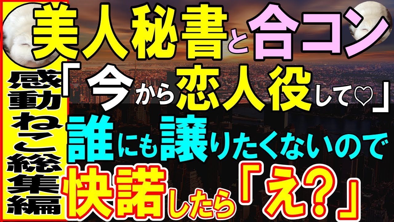 【感動する話】美人秘書との合コンに友人に誘われ参加すると、彼氏のふりをして欲しいと依頼されることに。後日、彼女に連れられてきたのは→「紹介したい人がいるの」まさかの展開に…【いい話・泣ける話・