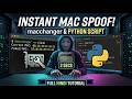 How to Change MAC Address | Change MAC adress in every 2 seconds Auto Python Script #cybersecurity