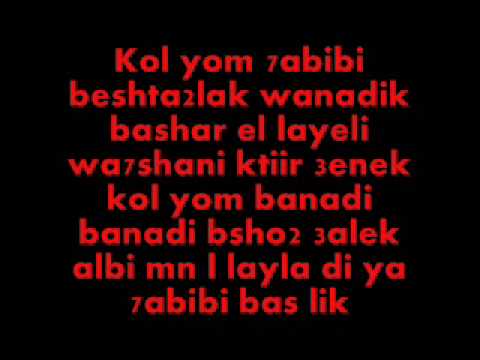 Fadel Shaker Embere7 belel Lyric