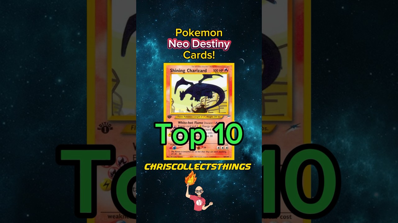 TOP 10 Pokémon NEO DESTINY cards ✨ 