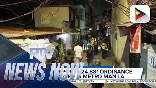 NCRPO reports 24,881 ordinance violators in Metro Manila