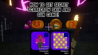 [Roblox Arsenal] How To Get Secret Hostess Scarecrow And ShowTime Crow In Arsenal Rogue