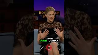 Rosamund Pike Pulled Out Pierce Brosnan's Chest Hair | #shorts