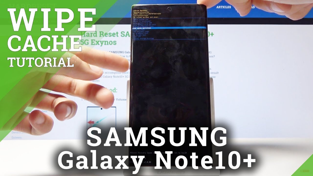 Samsung Galaxy Note 10+ Wipe Cache YouTube