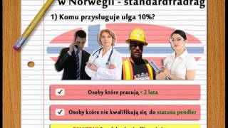 Wwwpolnorcom Prezentuje Rozliczenie Podatkowe W Norwegii Standardfradrag