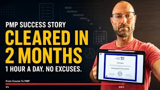 He Passed PMP in 2 Months with 1 Hour a Day (Dirk’s Story)