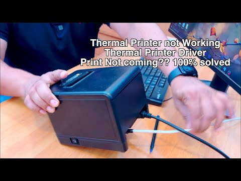 Thermal Printer not working ?? Thermal Printer Driver!! Print Not coming