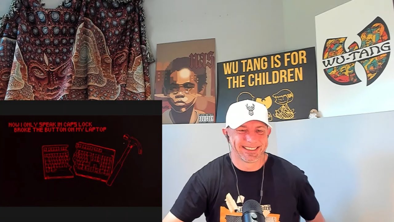 CHINCHILLA - CAPS LOCK (Lyric Video)(First Time Listen)(Reaction) BROKE THE BUTTON ON MY LAPTOP 🔥🔥🔥🔥