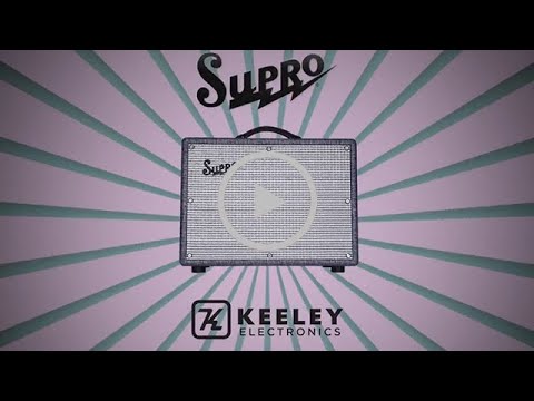 Supro Keeley Custom Tube amp demo by Mike Hermans -- 1970RK 1x10 combo