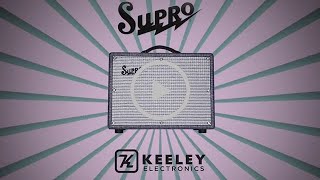 Supro Keeley Custom Tube Amp Demo By Mike Hermans -- 1970Rk 1X10 Combo