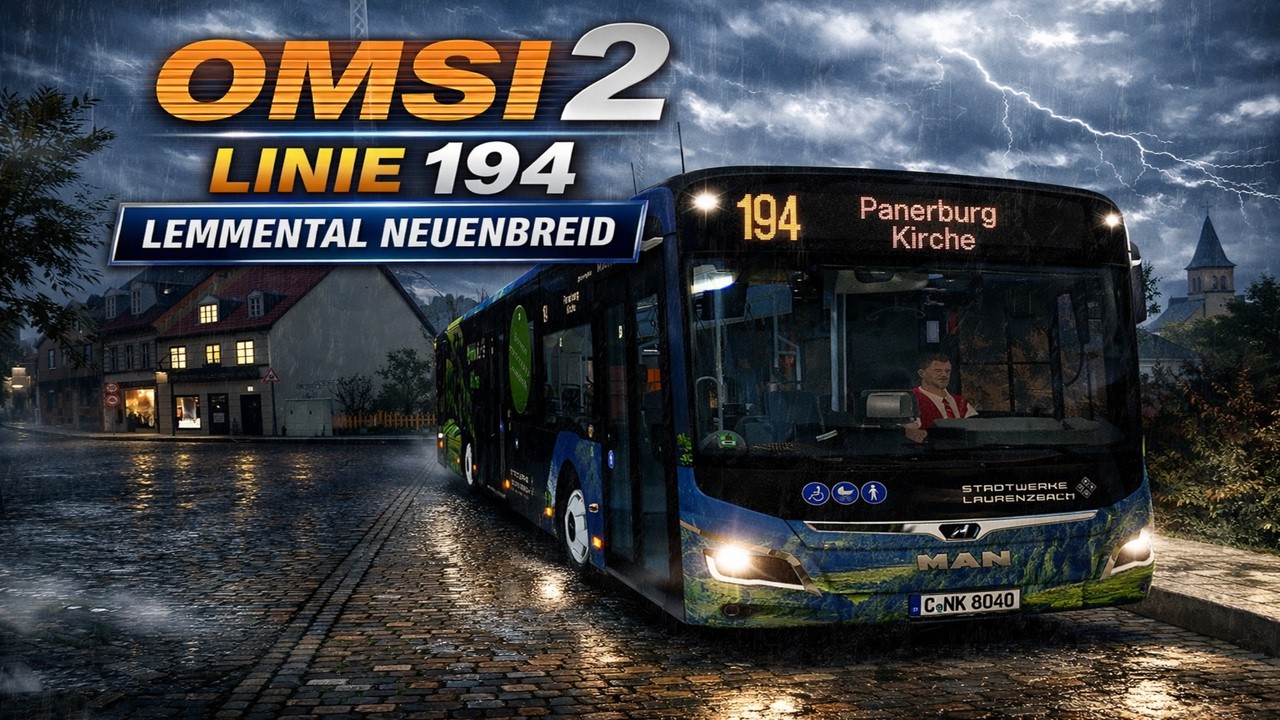 Im Auge des Sturms durch Lemmental! | Omsi 2 | 194 | Reshade | Lemmental-Neuenbreid #14