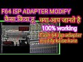 F64 isp adapter modify | flash 64 box isp error solution | isp adapter modify कैसे करें | #flash64