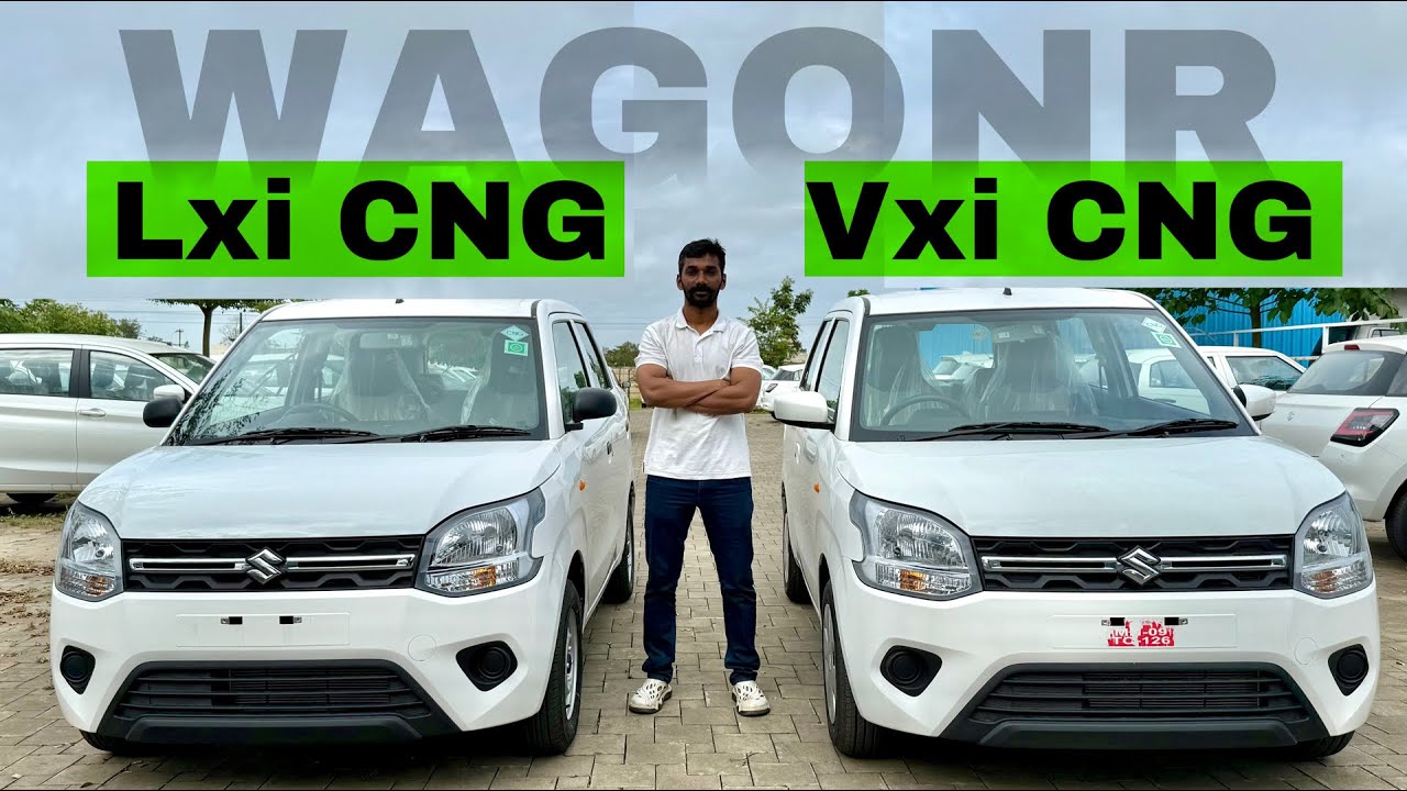 WagonR Lxi CNG vs Vxi CNG - 2025 New Models-Which 1 should you buy ??