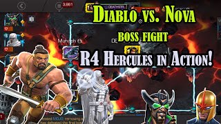R4 Hercules and R3 Wags in AW - Diablo vs. High Ground Nova Boss - Marvel Contest of Champions