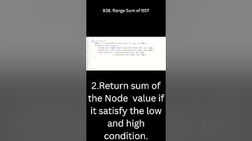 938.  Range Sum of BST