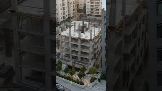 Construction timelapse modern apartment #aivideo #funny #fyp