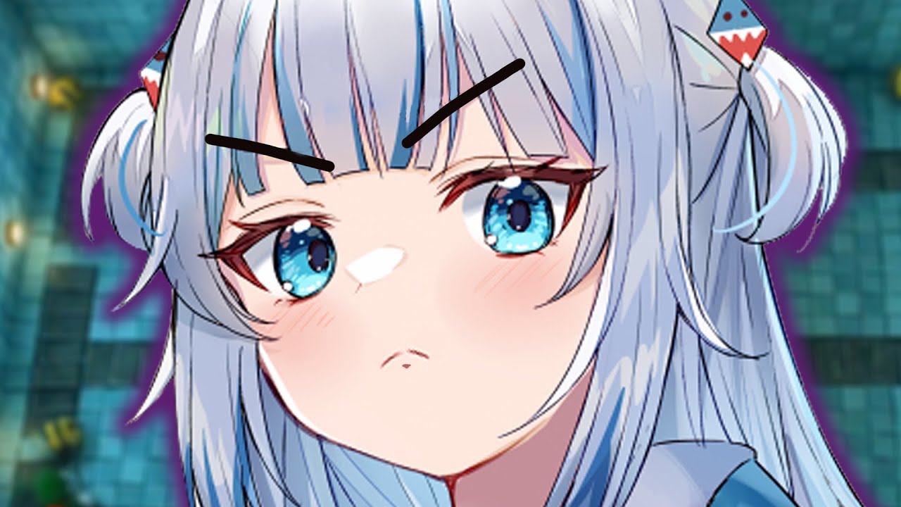 Gura fica estressada e acaba xingando