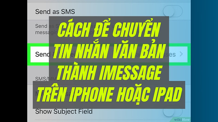 Chuyển từ tin nhắn văn bản sang imessage năm 2024