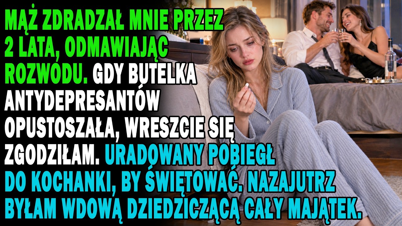 W noc przed naszym rozwodem zadzwonił telefon. Pielęgniarka powiedziała, że mój mąż jest reanimowany po zatruciu metanolem. Stałam na korytarzu szpitala, a obok siedziała jego kochanka, blada jak...