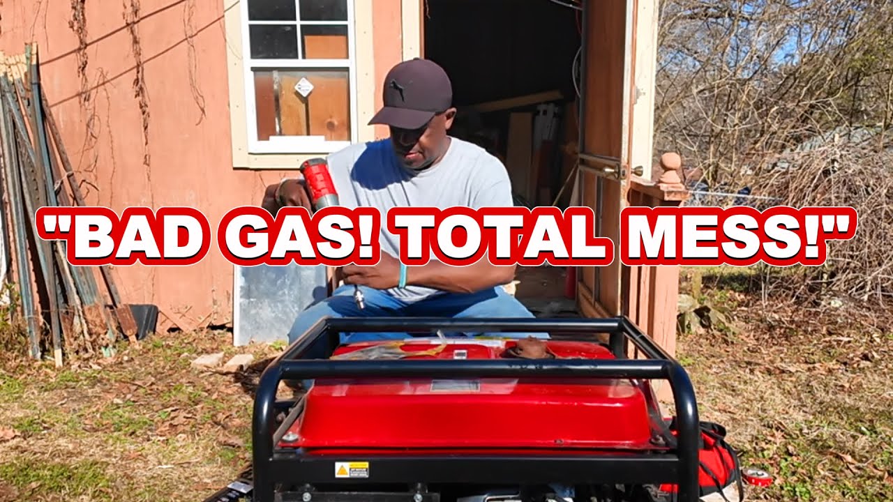 "Generator Sat For Over 2 Years....Bad Gas, Big Problems!"