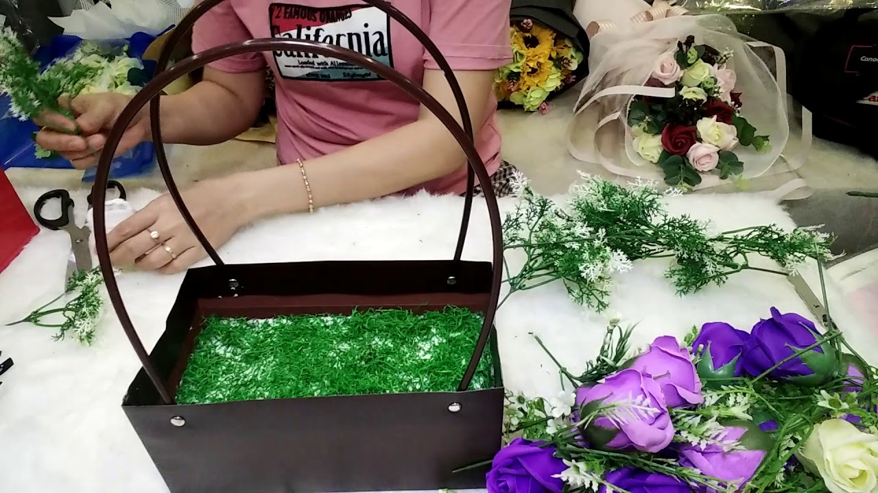 Hướng dẫn 10 phút Cách cắm hoa sáp đẹp Đồ handmade cực xinh tặng người thân