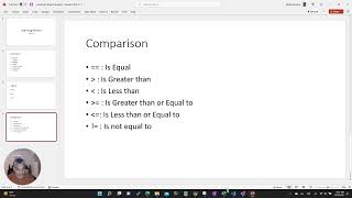 Python Comparison Operators