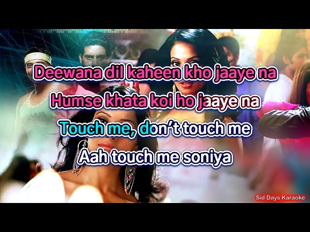 Touch Me | KARAOKE with English Translation | Dhoom 2 class=