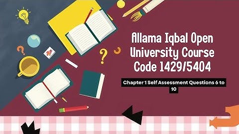 Aiou business mathematics 1429 chapter 1 probability theory self assessment questions 6 to 10