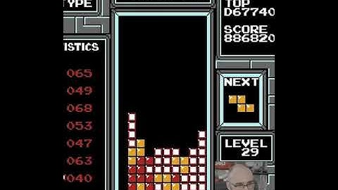 NES Tetris - First Ever 29 Start Maxout by Vsauce