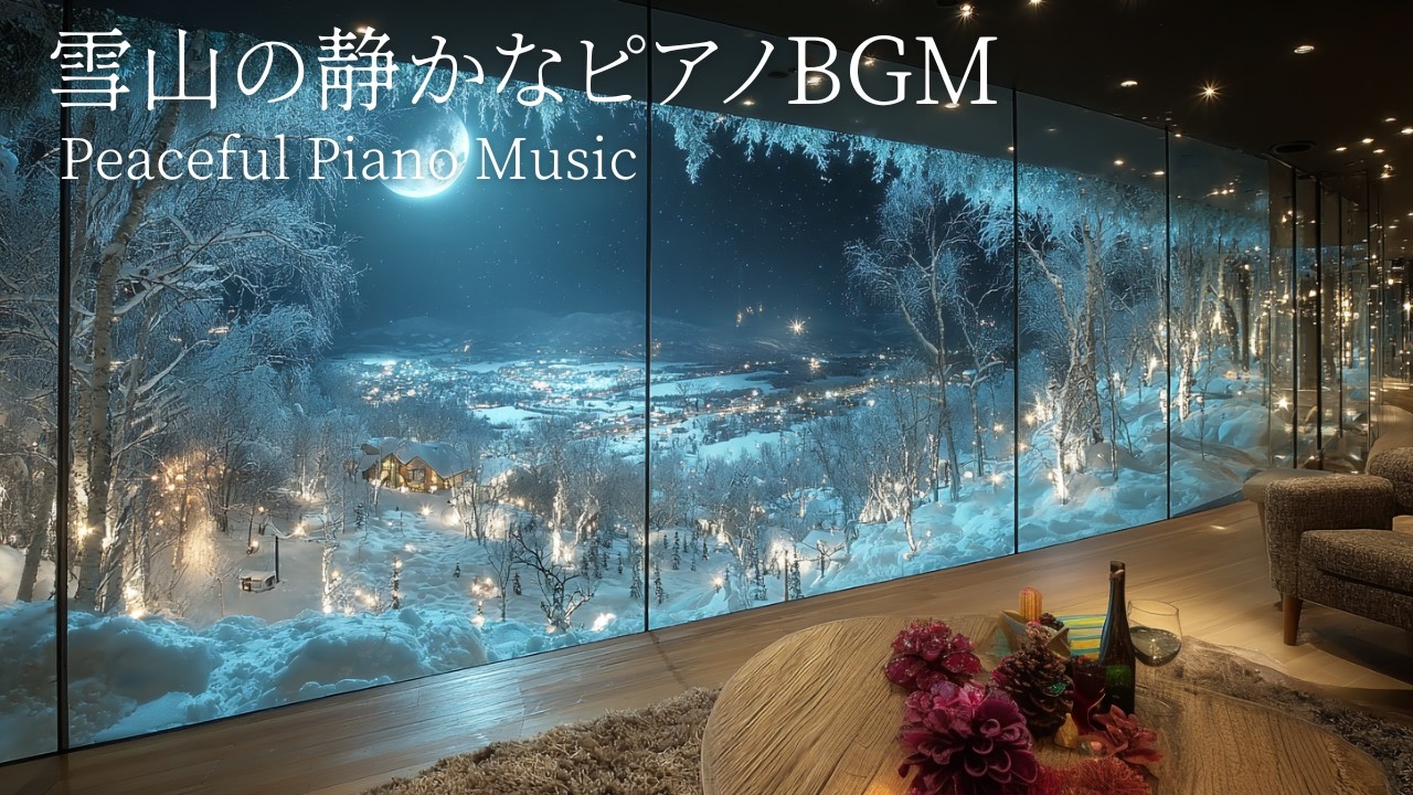 【冬の静かなピアノBGM】途中広告なし｜穏やかな自分時間に聴く｜自律神経を整えるピアノ｜心を落ち着かせる前向きで心地よいメロディー🌿432Hzの周波数