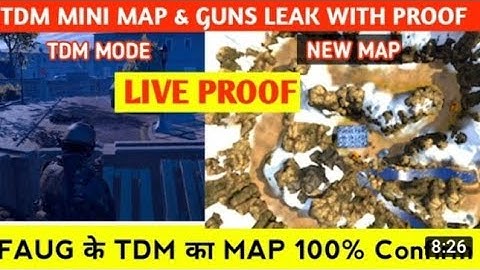 FAUG GAME TDM MAP AND GUNS UPDATE WITH PROOF | FAUG TDM UPDATE | FAUG V5 MODE LAUNCH DATE FAUG NEWS