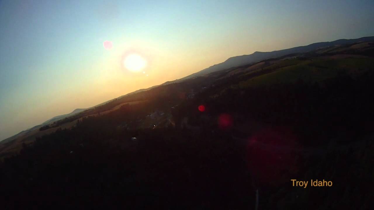 An Evening Flight to Troy Idaho