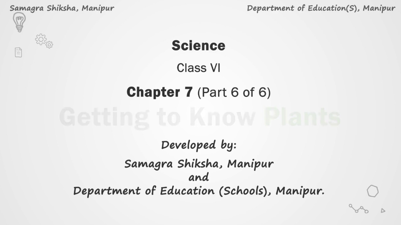 Class VI, Science, Chapter 7 (Part 6 of 6), Getting to know Plants ...
