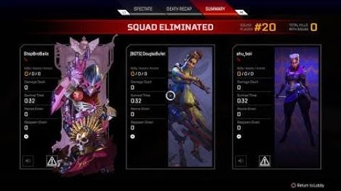 Fastest way to lose RP in apex...