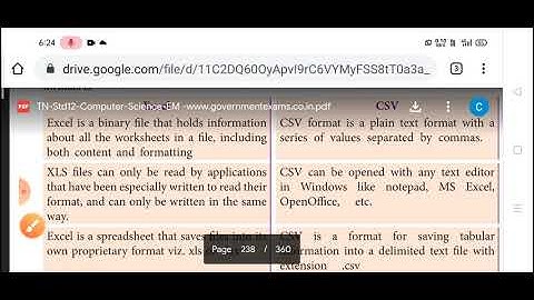 12th computer 13th lesson CSV (part1)
