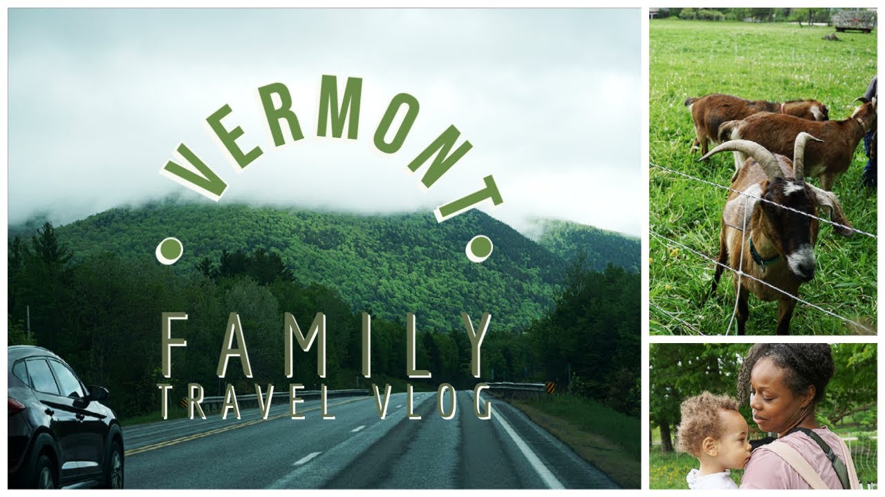 Londonderry, Vermont City slickers on a Farm Family Travel Vlog