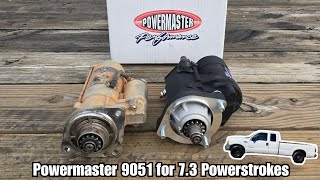 Powermaster gear reduction starter for the 7.3 Powerstroke was worth EVERY penny! #7.3 #powerstroke