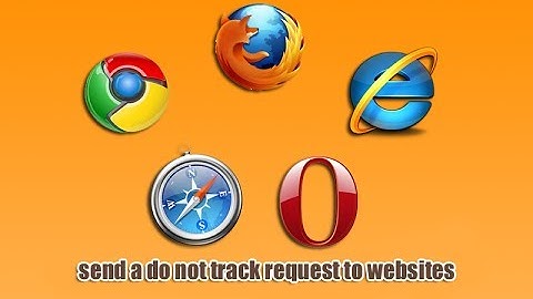 send a do not track request to websites